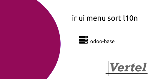 Base: IR UI Menu Sort l10n