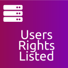 Base:  Users Rights Listed