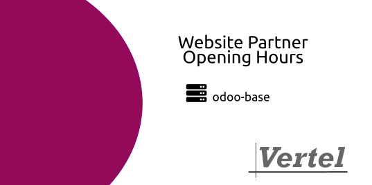 Base:  Website Partner Opening Hours