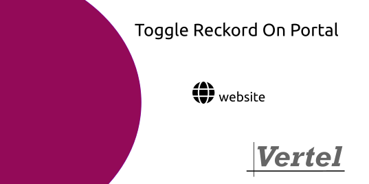 Website: Toggle Record on Portal