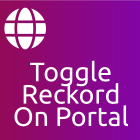 Website: Toggle Record on Portal