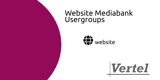 Website: Website Mediabank Usergroups