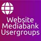 Website: Website Mediabank Usergroups
