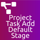Project: Task Add Default Stage