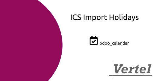 Calendar: ICS Import Holidays