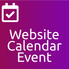 Calendar: Website Calendar Event