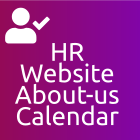 HR: Website About-us Calendar