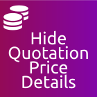 Sale: Hide Quotation Price Details