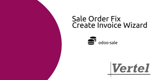 Sale: Order Fix Create Invoice Wizard