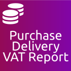 Purchase: Delivery VAT Report