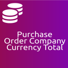 Purchase: Order Company Currency Total