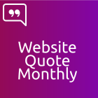 Website Quote: Monthly