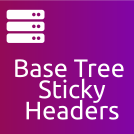 Base:  Tree Sticky Headers