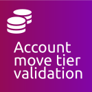 Account:  Move Tier Validation Implement