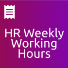 Payroll: HR Weekly Working Hours
