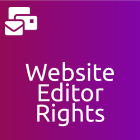 User Mail: Website Editor Rights