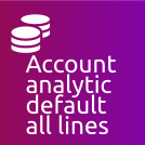 Account: Analytic Default All Move Lines