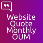 Website Quote: Monthly UOM