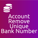 Account: Remove Unique Bank Number