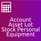 Account: Asset Accountant Lot Stock Personal Equipment