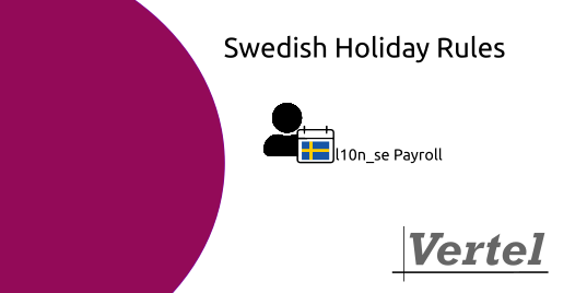 l10n_se_payroll: Swedish Holiday Rules