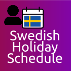 l10n_se_payroll: Swedish Holiday Schedule