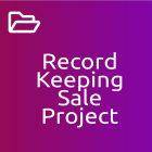 Reckord-Keeping: Sale Project